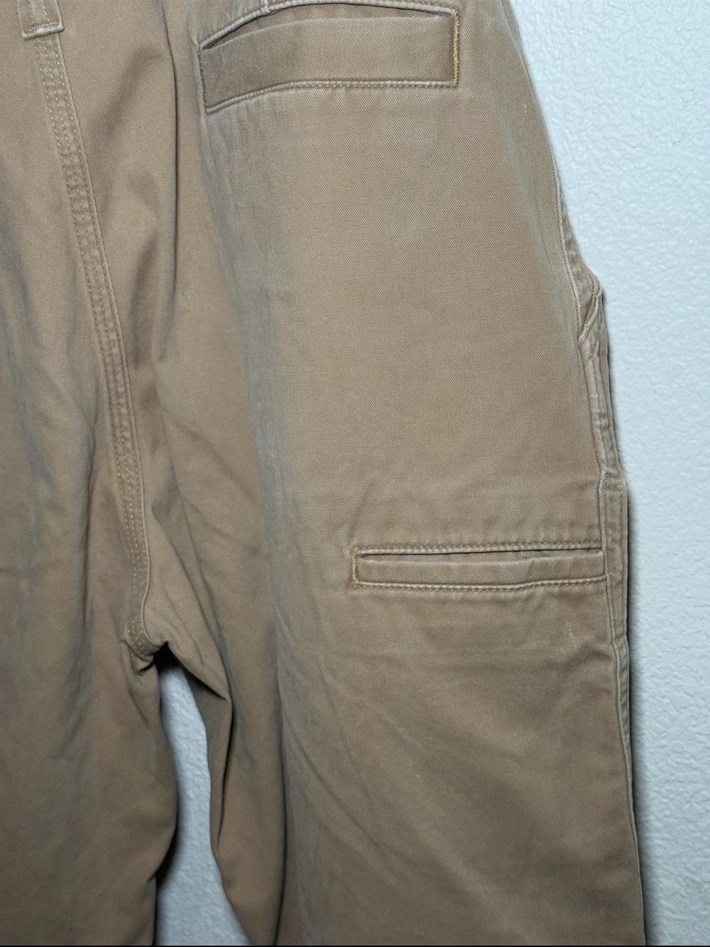 Carhartt Men's Khaki Work Chinos - Tan 40x30 - Picture 7 of 7